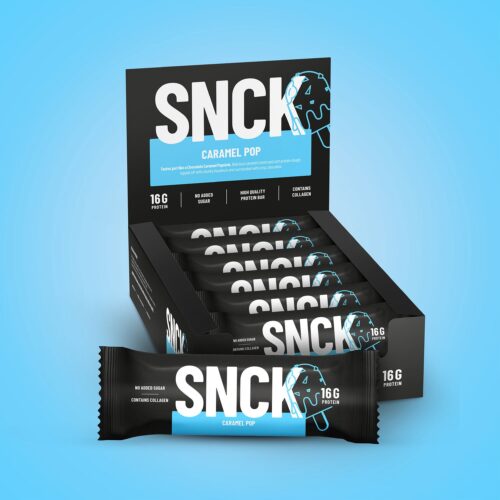 SNCK Protein Bar Caramel Pop - 10x55g