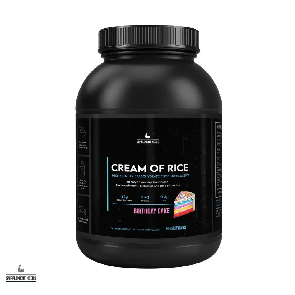 SupplementNeedsCreamofRiceBirthdayCakeTub
