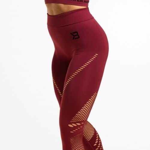 Waverly tights (Sangria red xs)